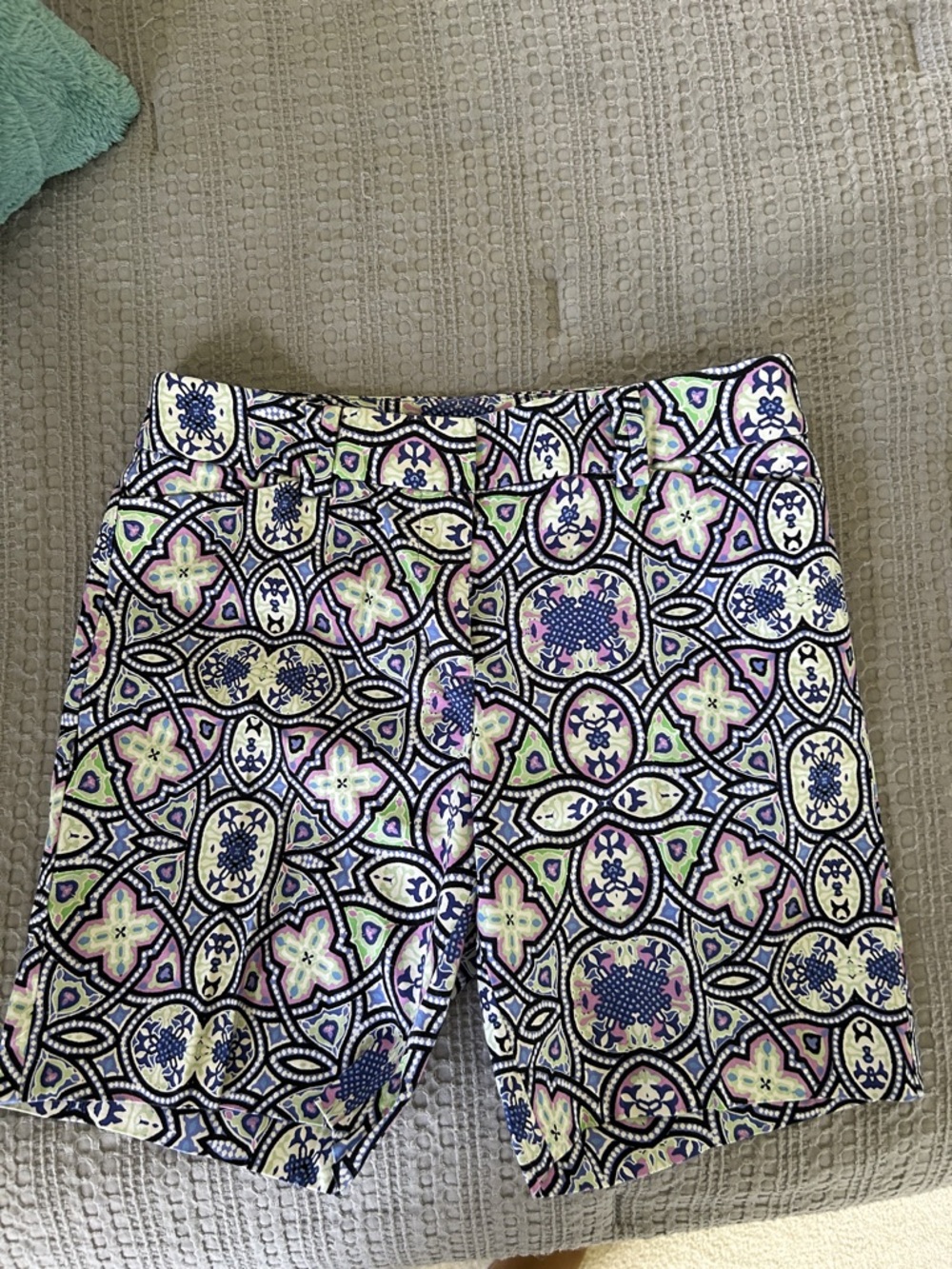 Printed Women's Shorts in Multicolor Pattern